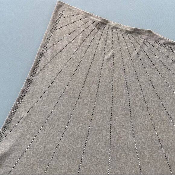 5 for $45 Vila Milano Poncho Cover Up Sweater Women Size 1X Beige - Picture 3 of 6